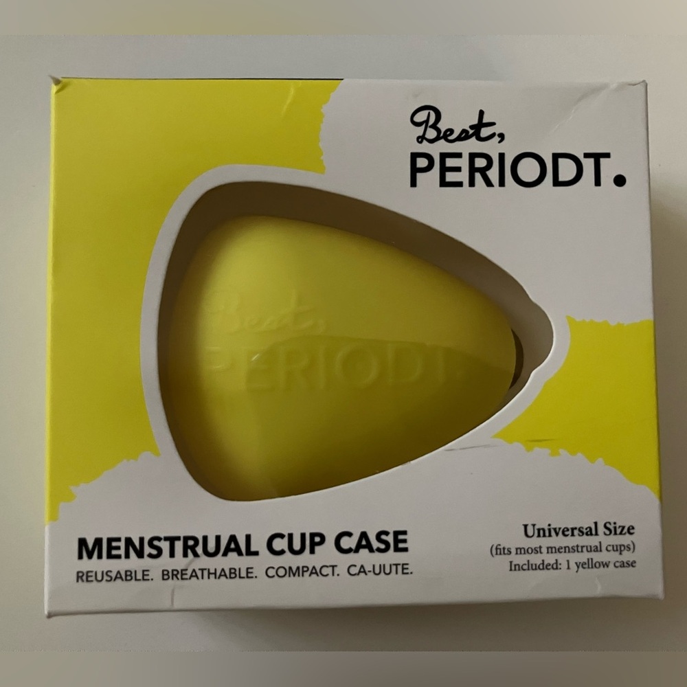 Best, Periodt. Yellow Menstrual Cup Case